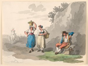 Return From The Vintage by Bartolomeo Pinelli