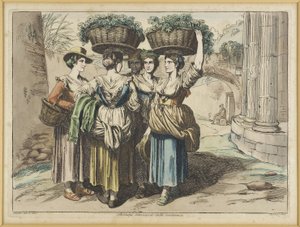 Romane Returning from the Harvest by Bartolomeo Pinelli