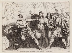 Suicide of Cato the Younger, 46 BC by Bartolomeo Pinelli