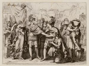 The Clemency of Scipio Africanus by Bartolomeo Pinelli