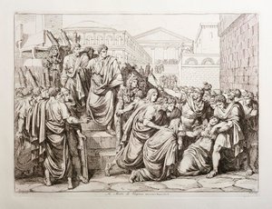The Death of Virginia by Bartolomeo Pinelli