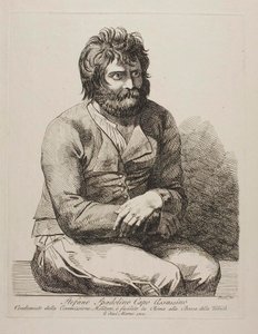 The Robber Chief Stefano Spadolino by Bartolomeo Pinelli