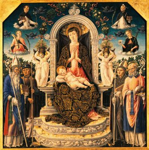 Madonna with Child and Saints by Bartolomeo Vivarini
