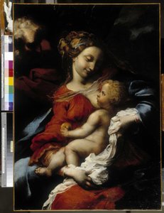 The Holy Family by Bartolommeo Biscaino