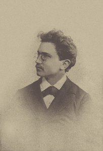 Portrait of the Composer Hans Huber, 1898 by Basel . Photo studio Taescher and