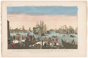 View of the Arrival of the Ship Dauphin in the Port of Toulon