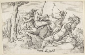 The abduction of Deianira by Battista Franco