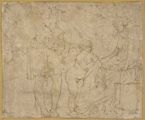 Mars(?), Venus and Cupid