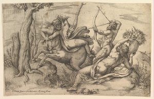 The Abduction of Dejanira by Battista Franco Veneziano