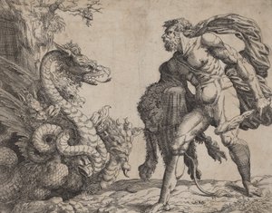 Hercules and the Hydra by Battista del Moro