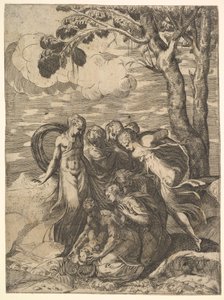 Moses Rescued from the Nile by Battista del Moro