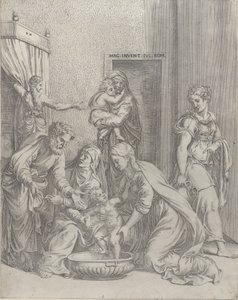The Holy Family by Battista del Moro