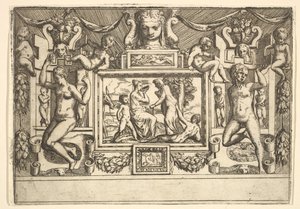 Young Woman Drinking from a Bowl, an Old Woman Standing in Front of Her (ca. 1540-80) by Battista del Moro
