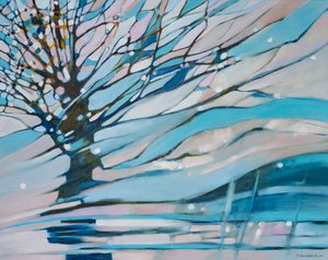 Abstract Winter Tree