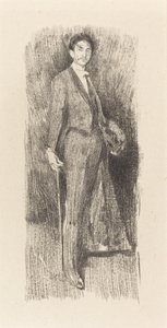 Count Robert de Montesquiou by Beatrice Godwin Whistler after James McNeill Whislter