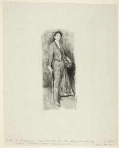 Count Robert de Montesquiou by Beatrix Godwin Whistler