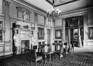 The Dining Room, Dorchester House, 1908 by Bedford Lemere and Company