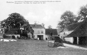 Farm of Hougoumont, an Important Strategic Site for Wellington During the Battle of Waterloo, Commemorative Postcard, c.1912 by Belgian Photographer