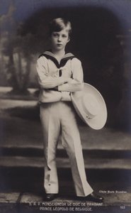 The Duke of Brabant, Prince Leopold of Belgium by Belgian Photographer