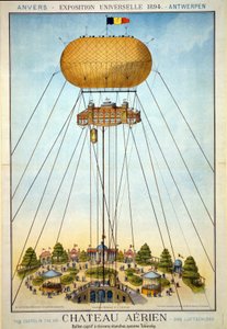Aerial Chateau, Exposition Universelle, 1894 by Belgian School