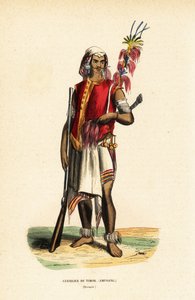 Atoni Warrior of Kupang, West Timor, Indonesia by Belgian School