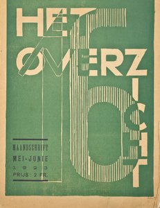Cover for a 1923 Issue of the Magazine Het Overzicht by Belgian School