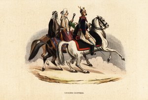Egyptian cavalry by Belgian School