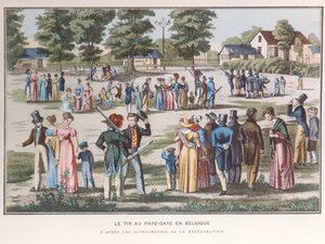 Game of Papegay in Belgium by Belgian School