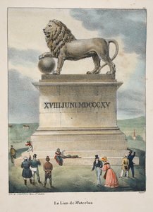 Le Lion de Waterloo by Belgian School