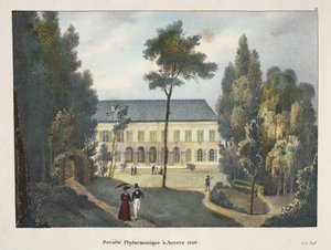 Philharmonic Society in Antwerp 1826 by Belgian School