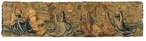 Tapestry, The Princess and Her Wooer, Possibly from Brussels by Belgian School