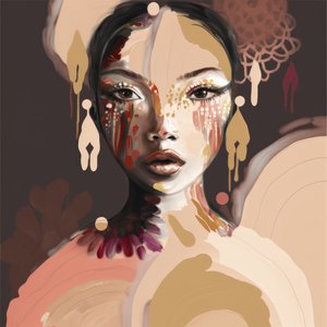 Abstract Woman Portrait