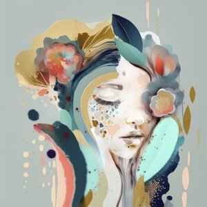 Dreamy Floral Portrait