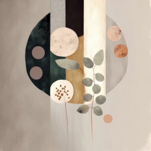 Earthy Abstract Botanicals by Bella Eve