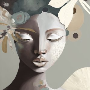 Ethereal Floral Portrait