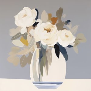 Soft Floral Still Life by Bella Eve