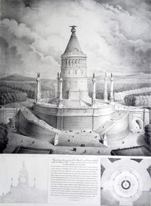 Project for a Tomb to be Erected for Napoleon on the Heights of Chaillot Facing the Champ de Mars