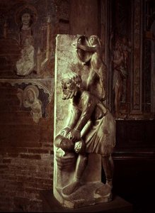 Pulling Turnips: November from a statuary calendar of the Labours of the Months