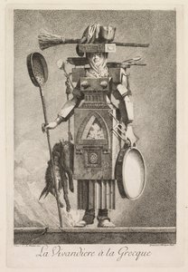 Masquerade à la Grecque: The Vivandière à la Grecque (Plate 2) by Benigno Bossi
