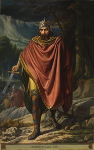 Portrait of King Witteric of Hispania by Benito Soriano Murillo