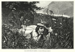 A Flower of the Fields by Benjamin  Constant