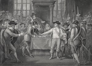 Oliver Cromwell Dissolving the Long Parliament