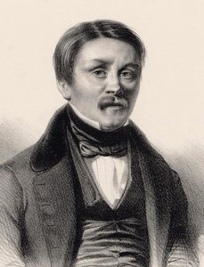 Portrait of the Organist and Composer Hippolyte Monpou by Benjamin