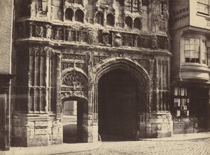 Christchurch Gateway, Canterbury by Benjamin Brecknell Turner