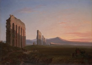 View of the Roman Campagna by Benjamin Champney