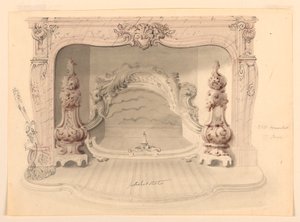 Cast-iron Grate, ca. 1840 by Benjamin Dean Wyatt