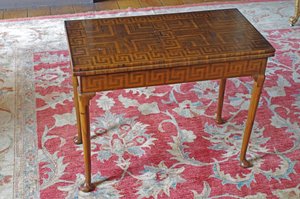 A George II Rectangular Folding Card-Table