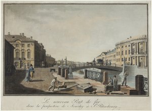 View of the Green Bridge in Saint Petersburg by Benjamin Patersson