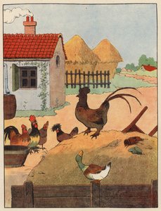 Illustration for Chantecler by Benjamin Rabier by Benjamin Rabier