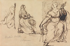 Studies of a Seated Woman